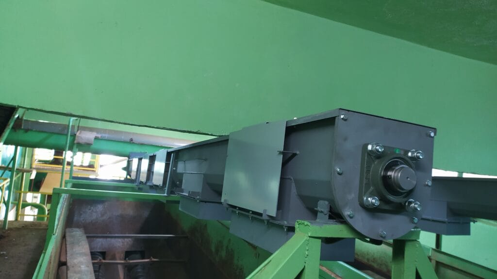 Страничен изглед на шнек